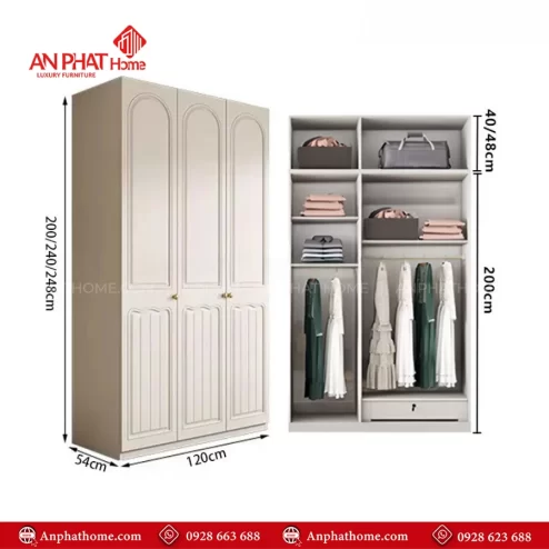 Tủ quần áo thiết kế theo yêu cầu