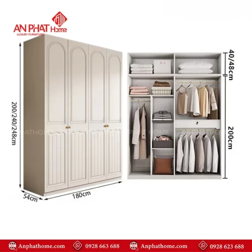 Tủ quần áo thông minh hiện đại