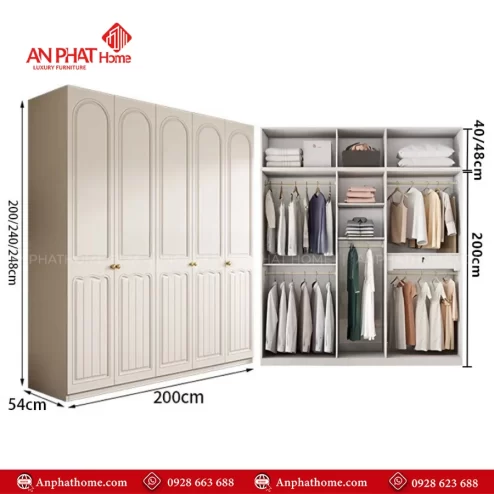 Tủ quần áo thông minh cho phòng nhỏ