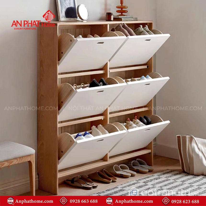 Tủ giày cánh lật thông minh thiết kế hiện đại T-5487 8 Tủ giày cánh lật siêu mỏng