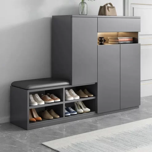 Tủ giày có ghế ngồi thông minh T-5516 An Phát Home