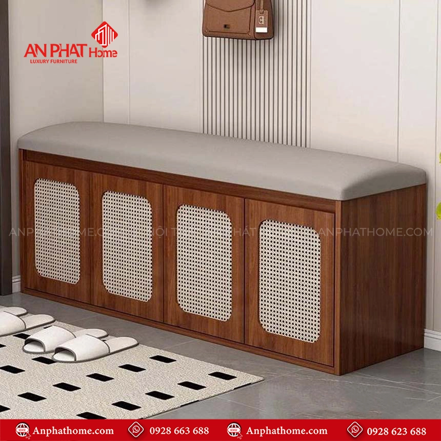 Tủ giày dạng ghế bằng gỗ công nghiệp T-5481 11 Tủ giày dạng ghế bằng gỗ công nghiệp T-5481 An Phát Home