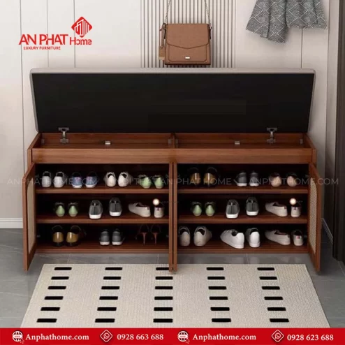 Mẫu tủ giày dép hiện đại thông minh