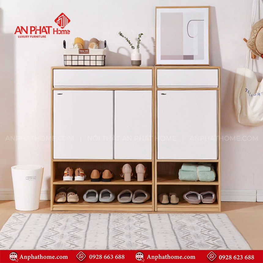 Tủ giày dép gia đình đẹp mắt, sang trọng T-5489 15 Tủ giày dép gia đình đẹp mắt, sang trọng T-5489 An Phát Home