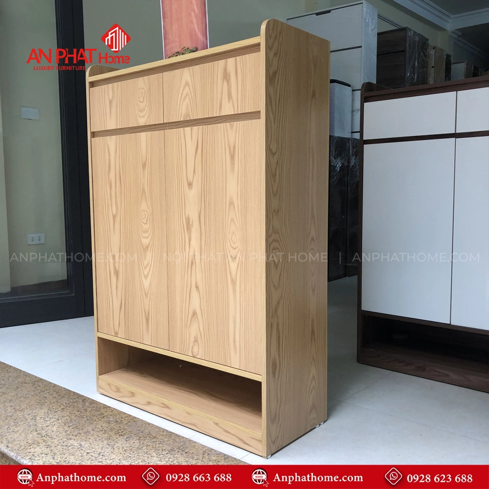 Tủ giày dép gỗ MDF đẹp T-5503 8 Mẫu tủ giày cánh mở