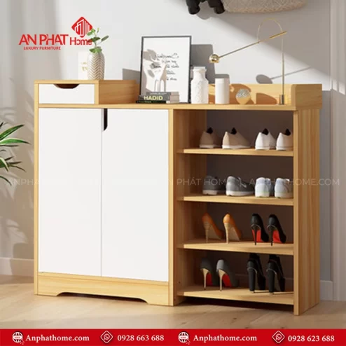 Tủ giày dép gỗ MDF thiết kế hiện đại T-5488 An Phát Home