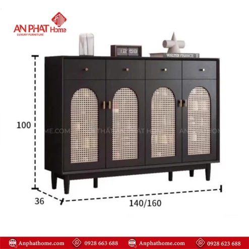 Tủ đựng giày dép bằng gỗ công nghiệp