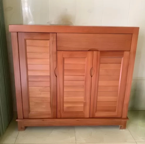 Tủ giày gỗ tự nhiên T-5517 An Phát Home