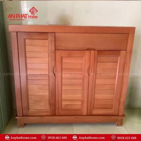 Tủ giày gỗ tự nhiên T-5517 An Phát Home