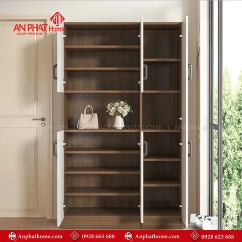 Tủ giày gỗ nhiều ngăn