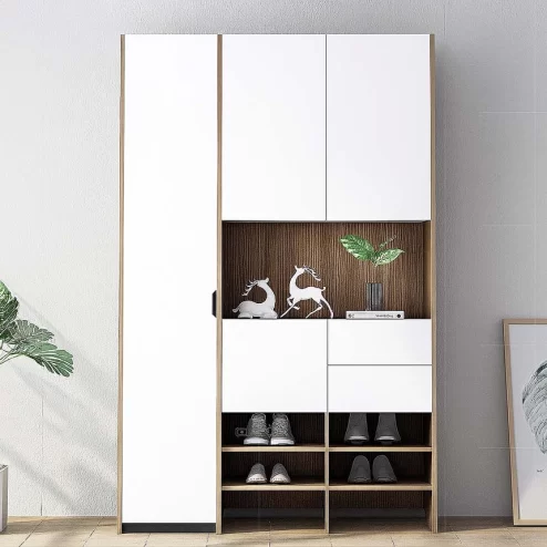 Tủ giày kết hợp tủ quần áo thông minh T-5486 An Phát Home