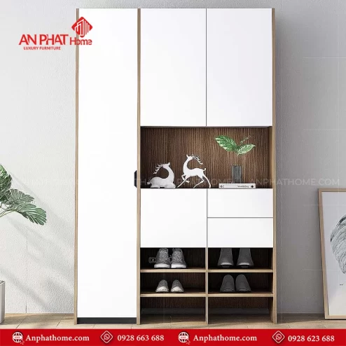 Tủ giày kết hợp tủ quần áo thông minh T-5486 An Phát Home