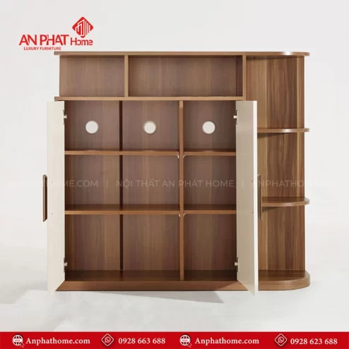 Mẫu tủ giày dép bằng gỗ đa dạng kích thước