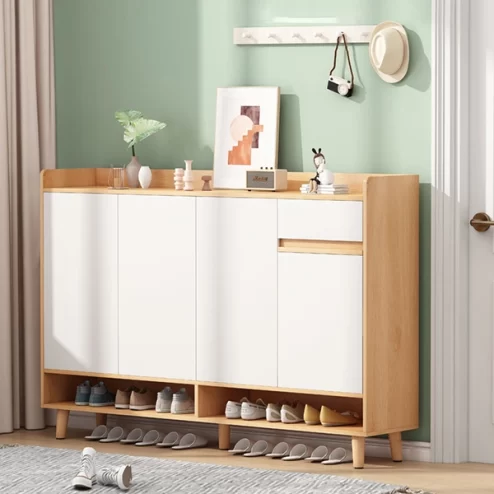 Tủ giày trang trí phòng khách đẹp T-5495 An Phát Home