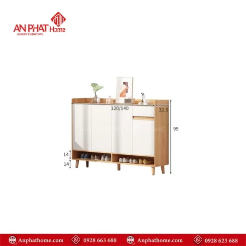 Tu giay trang tri phong khach dep T 5495 6