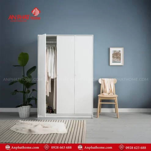 Tủ quần áo 3 cánh mở đẹp TA-648 An Phát Home