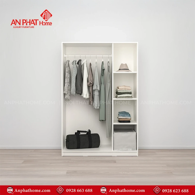 Tủ quần áo 3 cánh mở đẹp TA-648 8 Mẫu tủ quần áo trong phòng ngủ