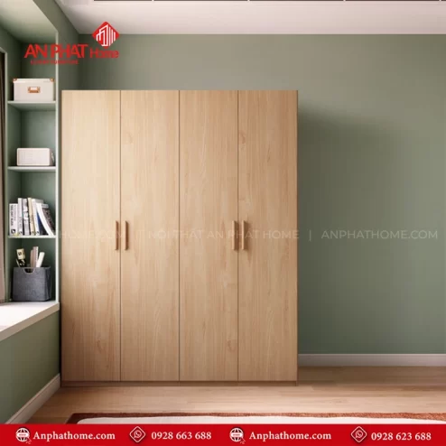 Tủ quần áo 4 cánh mở TA-644 An Phát Home