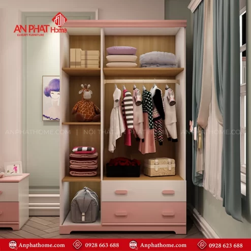 Mẫu tủ quần áo đa năng