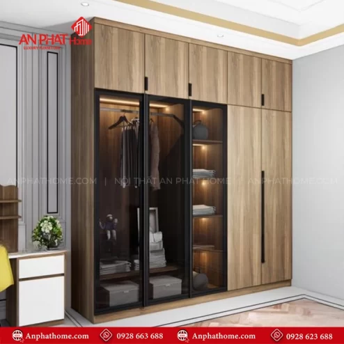 Giá tủ quần áo gỗ công nghiệp tốt nhất tại An Phát Home