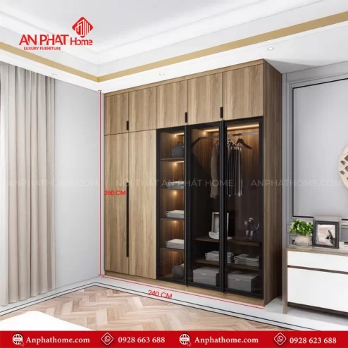 Tủ quần áo gỗ công nghiệp Hà Nội, TPHCM, Đà Nẵng, Hải Phòng