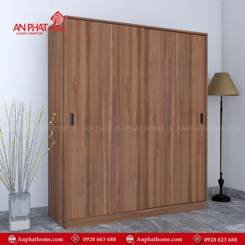 Tủ quần áo cánh lùa 2 cánh giá rẻ TA-703 An Phát Home