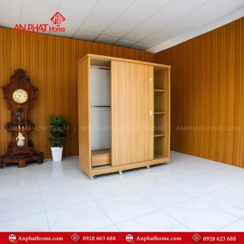 Mẫu thiết kế tủ quần áo đẹp hiện đại