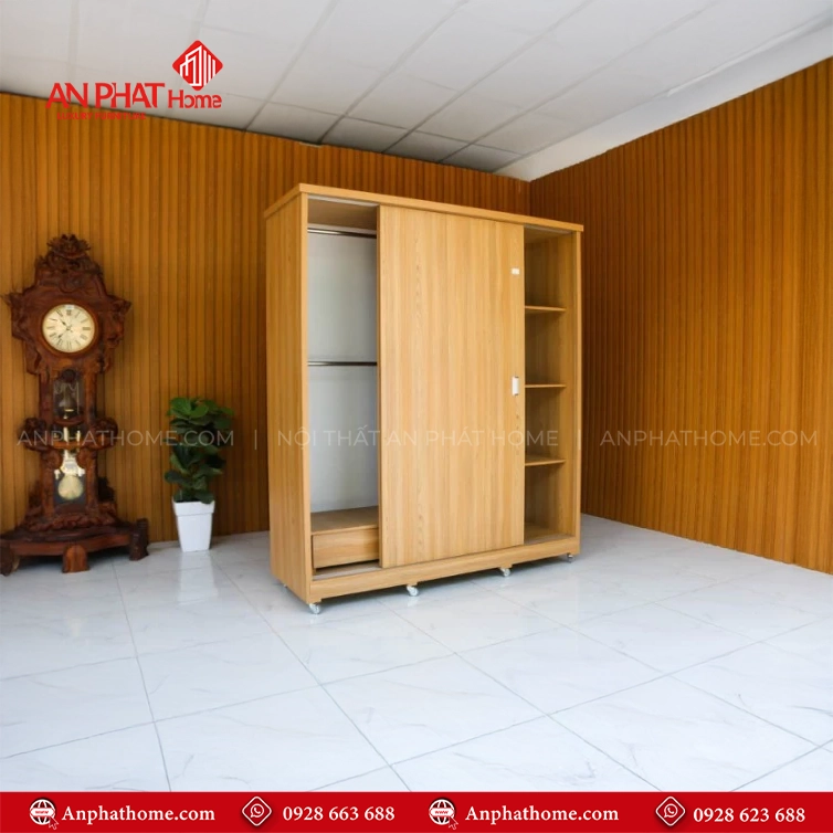 Tủ quần áo cánh lùa TA-602 10 Mẫu thiết kế tủ quần áo đẹp hiện đại