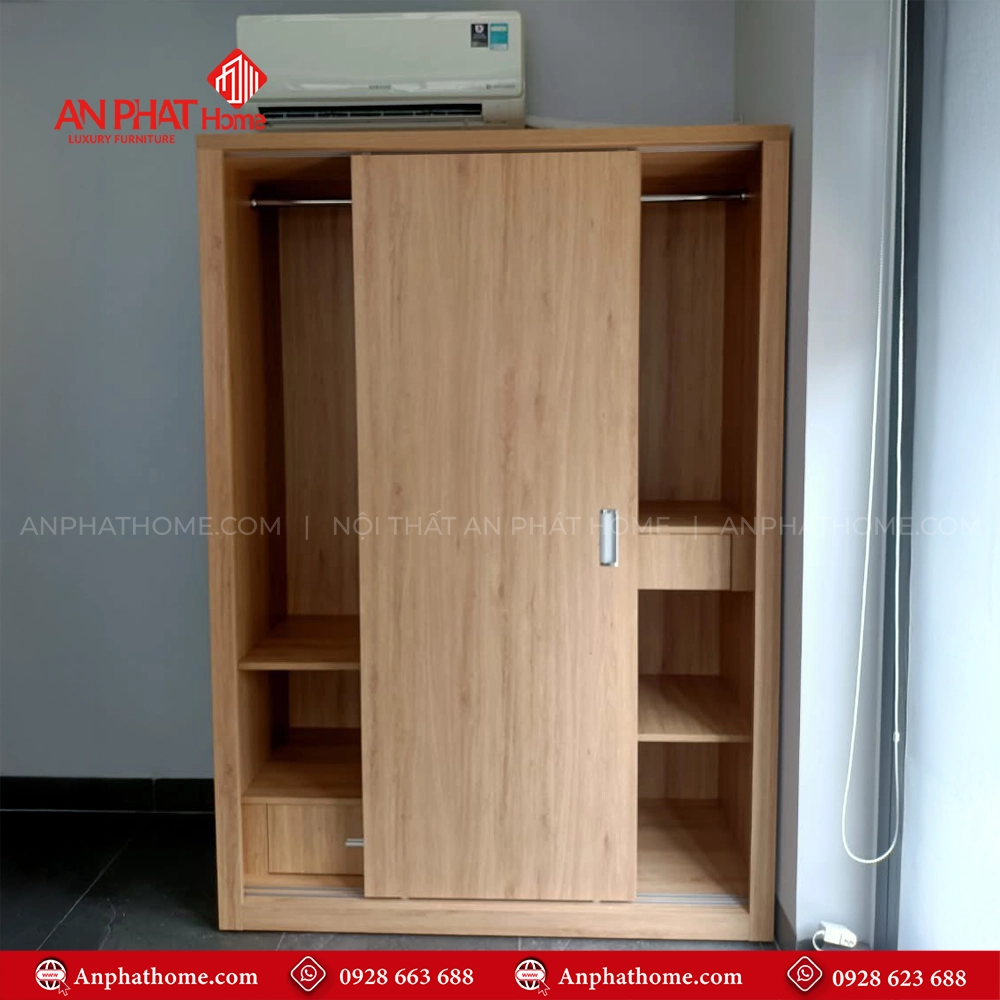 Tủ quần áo cánh lùa đẹp TA-623 6 Mẫu tủ quần áo cánh lùa 2 cánh