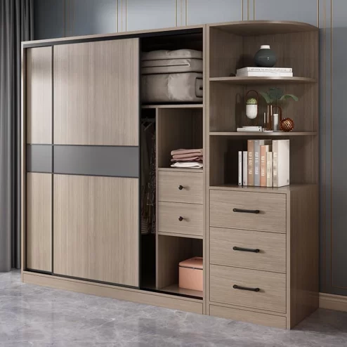 Tủ quần áo cánh lùa gỗ công nghiệp TA-705 An Phát Home