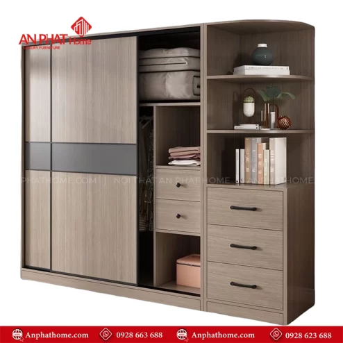 Thiết kế tủ quần áo cho phòng ngủ nhỏ