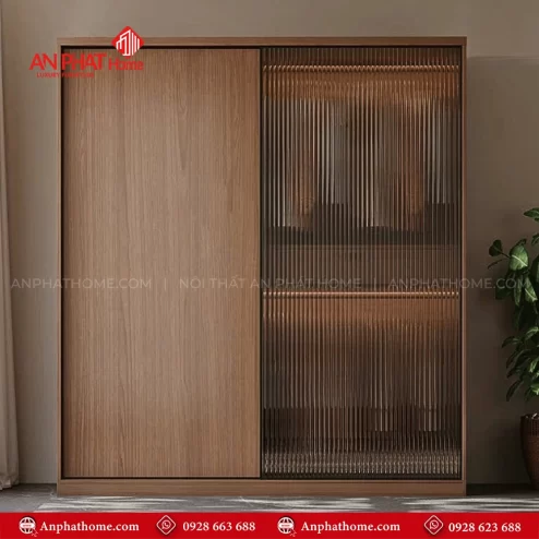 Mẫu tủ quần áo gỗ đẹp hiện đại