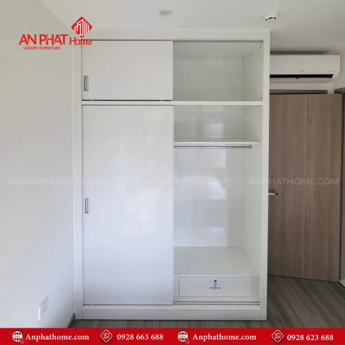 Tủ quần áo cánh lùa nhiều mẫu TA-624 An Phát Home