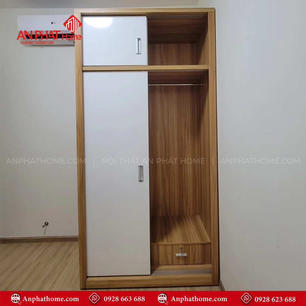 Tủ quần áo cánh lùa nhiều mẫu TA-624 24 Tu quan ao canh lua nhieu mau TA 624 9