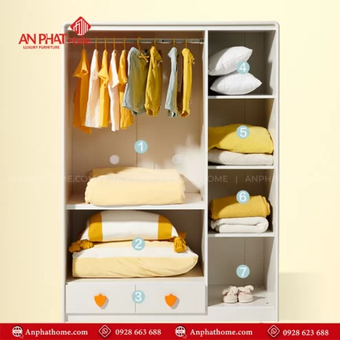 Tủ đựng quần áo thiết kế theo yêu cầu