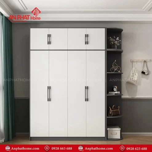 Tủ quần áo công nghiệp HDF TA-658 An Phát Home