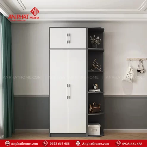 Tủ quần áo cánh mở nhiều mẫu