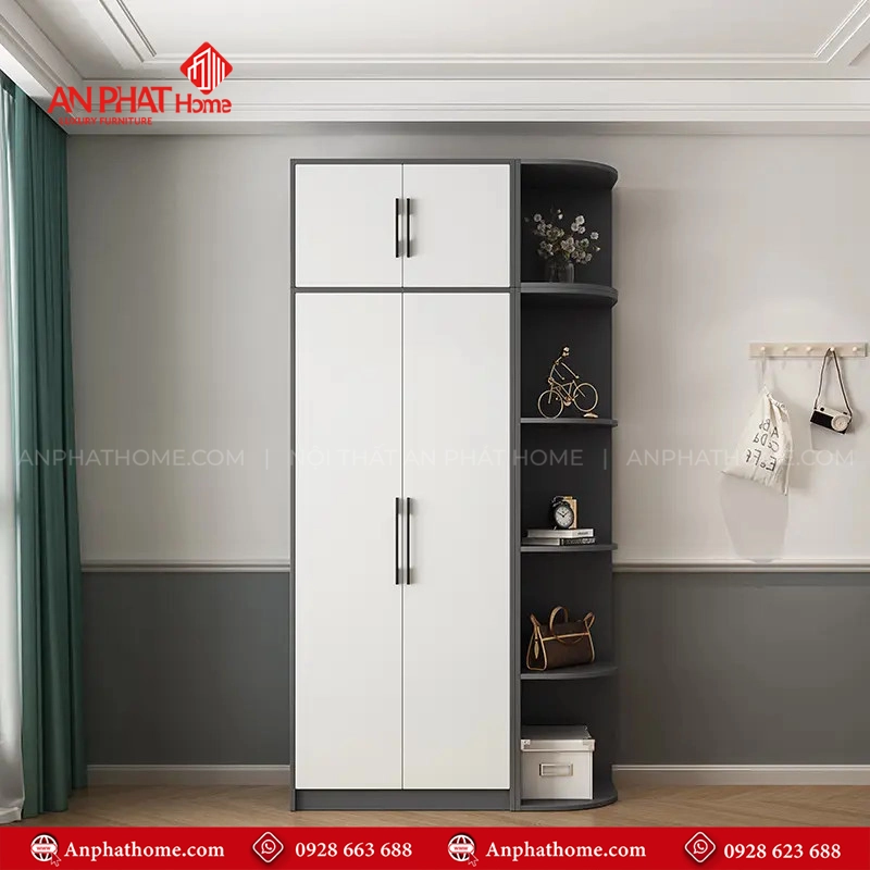 Tủ quần áo công nghiệp HDF TA-658 19 Tủ quần áo cánh mở nhiều mẫu