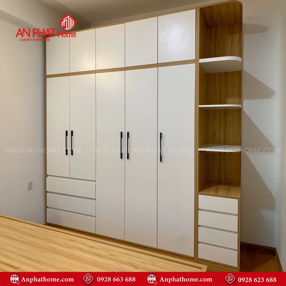 Tủ quần áo công nghiệp HDF TA-658 21 Các mẫu tủ quần áo thông minh