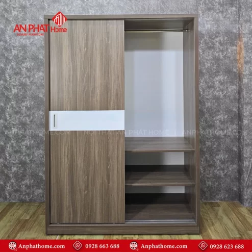 Tủ quần áo gỗ công nghiệp hiện đại