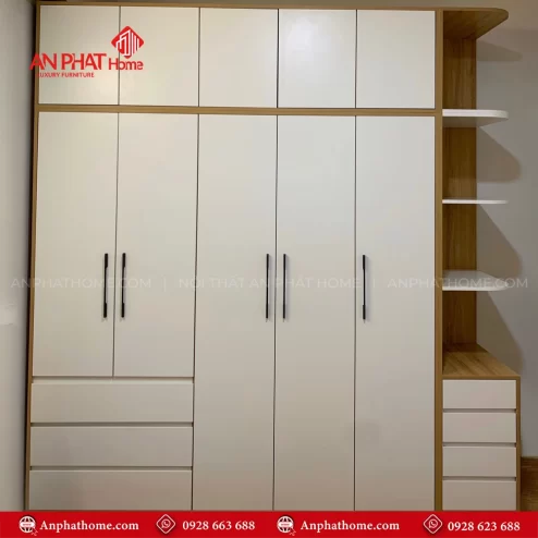 Tủ quần áo kịch tường đẹp