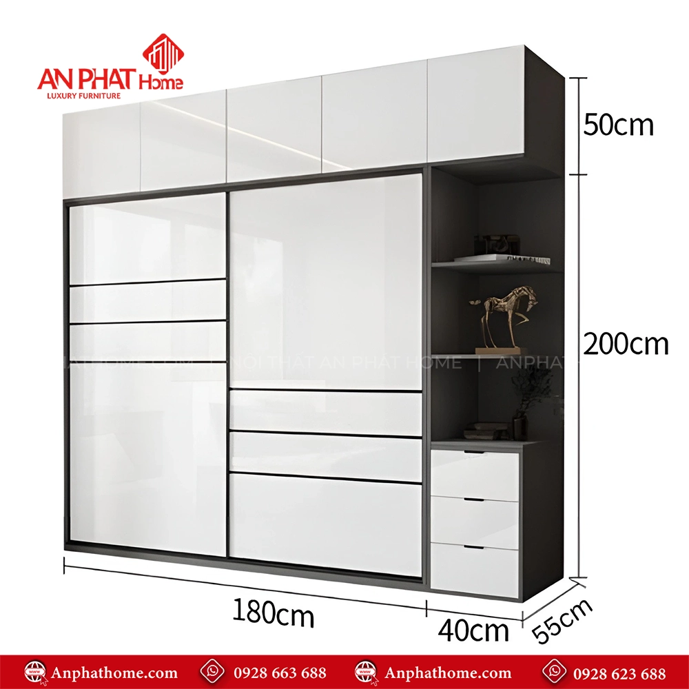 Tủ quần áo đơn giản mà đẹp TA-603 15 Mẫu tủ quần áo gỗ đẹp hiện đại