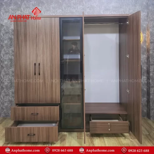 Tủ quần áo gỗ MDF giá rẻ