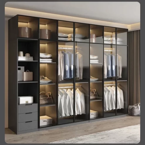 Tủ quần áo gỗ công nghiệp cánh kính TA-692 An Phát Home