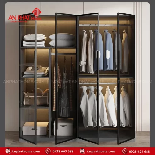 Mẫu tủ quần áo gỗ đẹp hiện đại