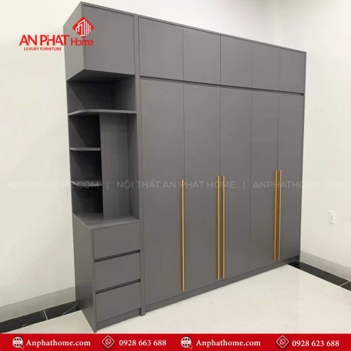 Tủ quần áo gỗ công nghiệp cao cấp TA-655 An Phát Home
