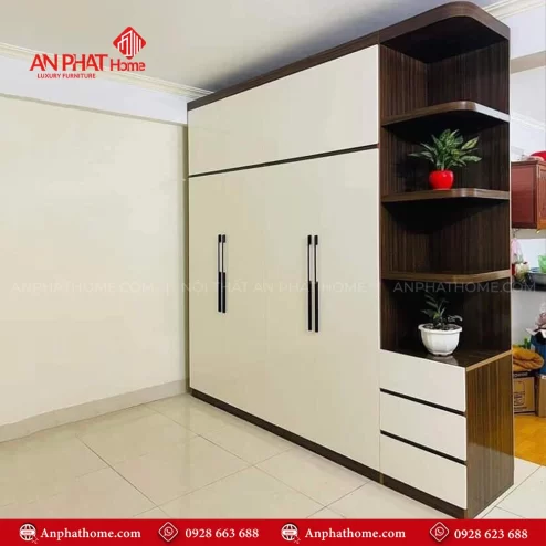 Tủ quần áo cánh mở 2, 3, 4 cánh