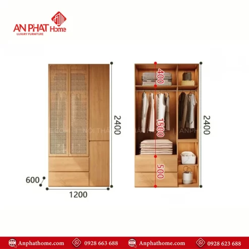 Tủ quần áo giá rẻ Hà Nội