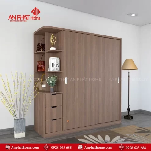 Tủ quần áo gỗ công nghiệp đẹp TA-601 An Phát Home