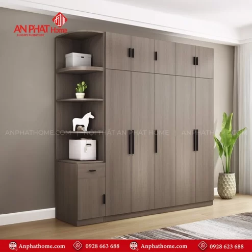 Tủ quần áo gỗ công nghiệp giá rẻ